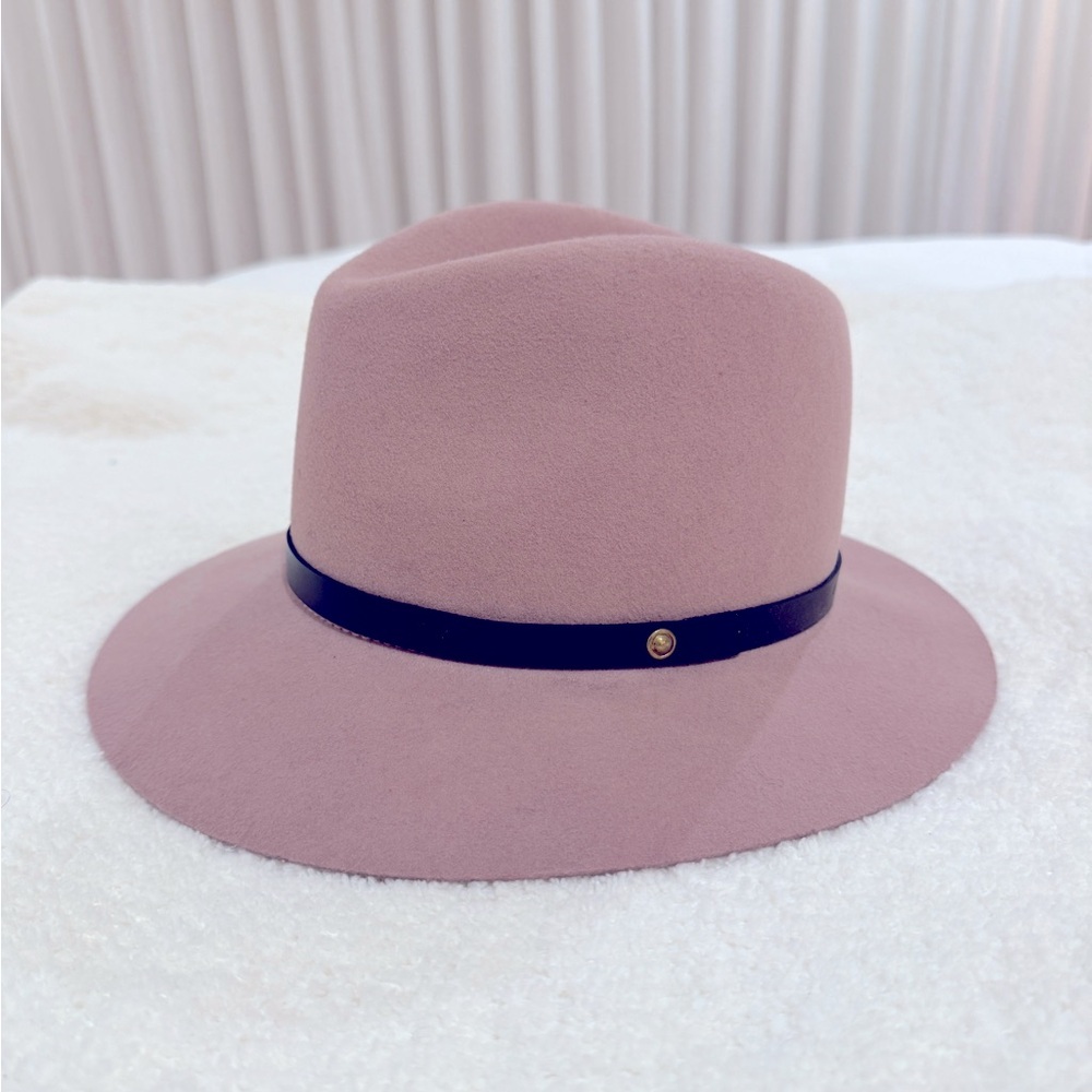 Rag & Bone Dusty Pink Floppy Brim Fedora